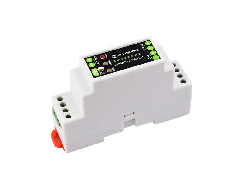 A small interface module with two-wire and controller-network terminals.